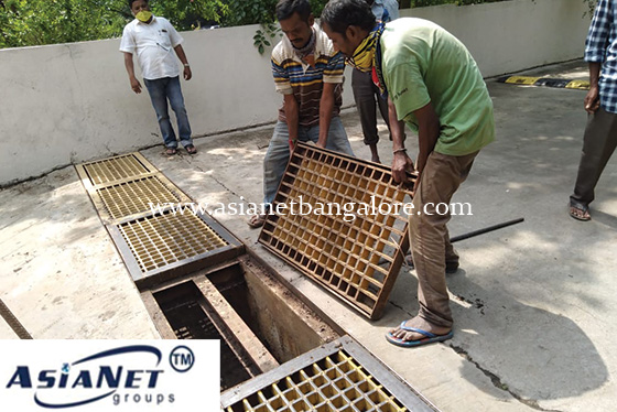 Drainage chamber Cleaning